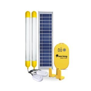 Solar Home Lighting System with 2 Tube Lights and Solar Panel